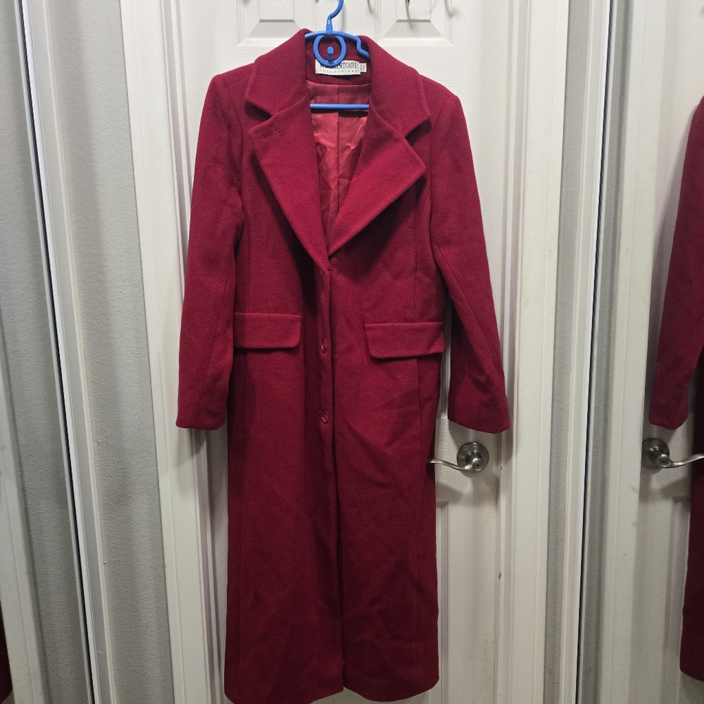 Mackintosh Red Women's Wool Coat Size M?